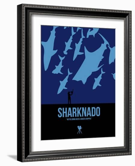 Sharknado-David Brodsky-Framed Art Print