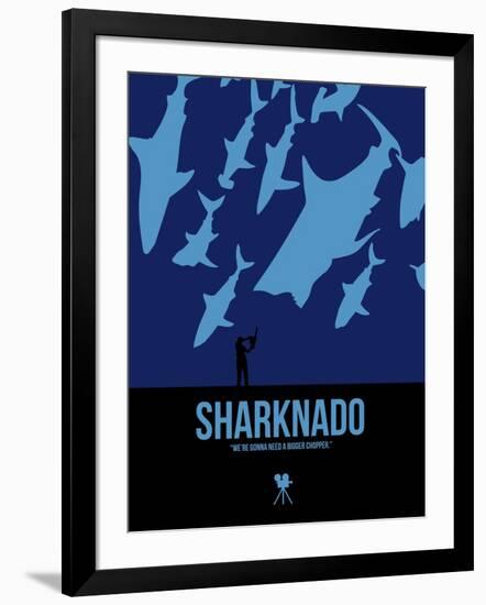 Sharknado-David Brodsky-Framed Art Print