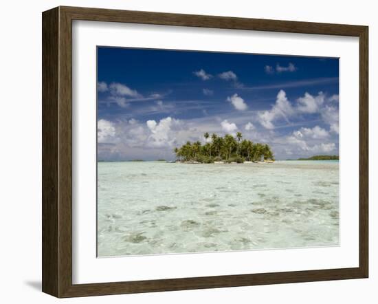 Sharks, Blue Lagoon, Rangiroa, Tuamotu Archipelago, French Polynesia Islands-Sergio Pitamitz-Framed Photographic Print