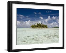 Sharks, Blue Lagoon, Rangiroa, Tuamotu Archipelago, French Polynesia Islands-Sergio Pitamitz-Framed Photographic Print