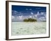 Sharks, Blue Lagoon, Rangiroa, Tuamotu Archipelago, French Polynesia Islands-Sergio Pitamitz-Framed Photographic Print