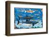 Sharks for Kids-null-Framed Premium Giclee Print