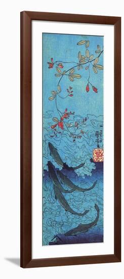 Sharks-Kuniyoshi Utagawa-Framed Giclee Print