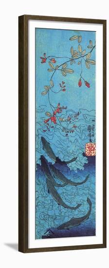 Sharks-Kuniyoshi Utagawa-Framed Premium Giclee Print