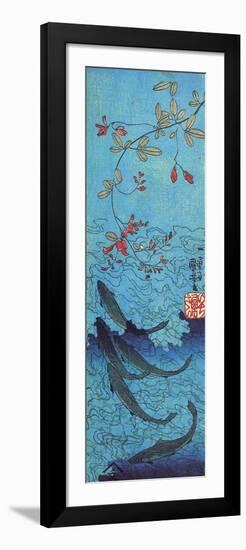 Sharks-Kuniyoshi Utagawa-Framed Premium Giclee Print