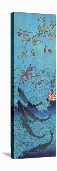 Sharks-Kuniyoshi Utagawa-Stretched Canvas