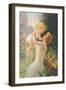 Sharon and Debbie-Mabel Rollins Harris-Framed Art Print