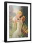 Sharon and Debbie-Mabel Rollins Harris-Framed Art Print