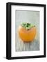 Sharon Fruit on Wooden Background-Foodcollection-Framed Photographic Print