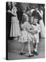 Sharon Queeny Dancing with Charles La Fond, Annual Ball Given by Dancing Teacher Annie Ward Foster-George Skadding-Stretched Canvas