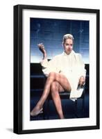 SHARON STONE. "Basic Instinct" [1992], directed by PAUL VERHOEVEN.-null-Framed Photographic Print