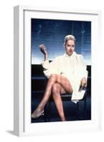 SHARON STONE. "Basic Instinct" [1992], directed by PAUL VERHOEVEN.-null-Framed Photographic Print