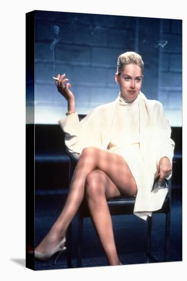 SHARON STONE. "Basic Instinct" [1992], directed by PAUL VERHOEVEN.-null-Stretched Canvas