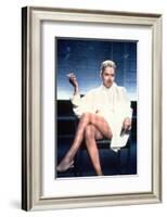 SHARON STONE. "Basic Instinct" [1992], directed by PAUL VERHOEVEN.-null-Framed Photographic Print