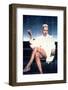 SHARON STONE. "Basic Instinct" [1992], directed by PAUL VERHOEVEN.-null-Framed Photographic Print