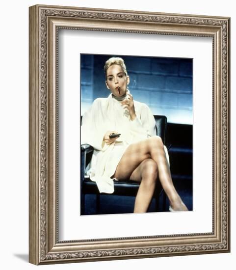 Sharon Stone, Basic Instinct (1992)-null-Framed Photo