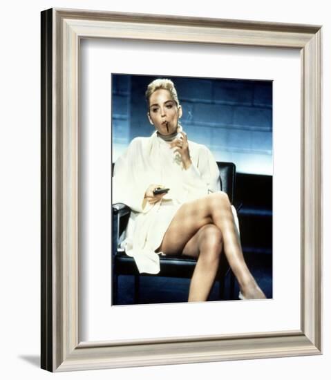 Sharon Stone, Basic Instinct (1992)-null-Framed Photo