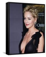 Sharon Stone-null-Framed Stretched Canvas