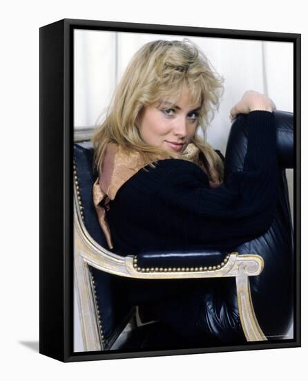 Sharon Stone-null-Framed Stretched Canvas