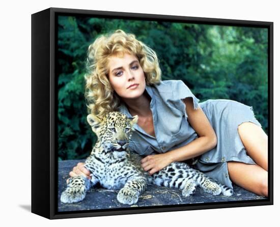 Sharon Stone-null-Framed Stretched Canvas