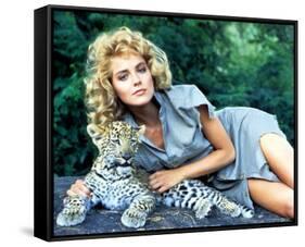 Sharon Stone-null-Framed Stretched Canvas