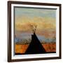 Sharp Mountain-Andrew Michaels-Framed Art Print