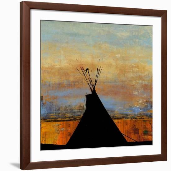 Sharp Mountain-Andrew Michaels-Framed Art Print