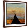 Sharp Mountain-Andrew Michaels-Framed Art Print