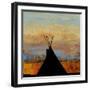 Sharp Mountain-Andrew Michaels-Framed Art Print