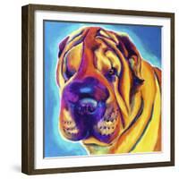 Sharpei - Big Man-Dawgart-Framed Giclee Print