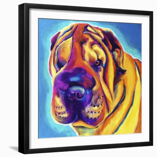 Sharpei - Big Man-Dawgart-Framed Giclee Print