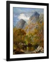 Sharpitor Rocks, C.1880-William Widgery-Framed Premium Giclee Print