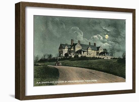 Sharpless Mansion, Westchester-null-Framed Art Print