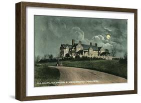 Sharpless Mansion, Westchester-null-Framed Art Print