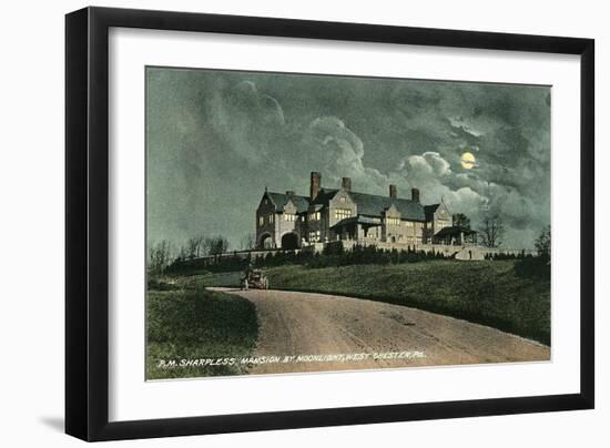 Sharpless Mansion, Westchester-null-Framed Art Print