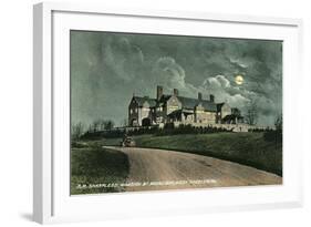 Sharpless Mansion, Westchester-null-Framed Art Print