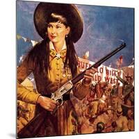 Sharpshooter Annie -- Annie Oakley and Her Gun-McConnell-Mounted Giclee Print