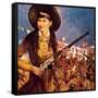 Sharpshooter Annie -- Annie Oakley and Her Gun-McConnell-Framed Stretched Canvas