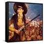 Sharpshooter Annie -- Annie Oakley and Her Gun-McConnell-Framed Stretched Canvas