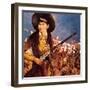 Sharpshooter Annie -- Annie Oakley and Her Gun-McConnell-Framed Giclee Print