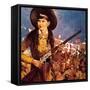 Sharpshooter Annie -- Annie Oakley and Her Gun-McConnell-Framed Stretched Canvas