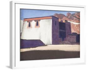 Sharugon Monastery, Tibet, 1928-Nicholas Roerich-Framed Giclee Print