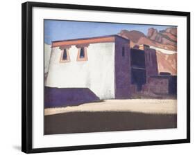 Sharugon Monastery, Tibet, 1928-Nicholas Roerich-Framed Giclee Print