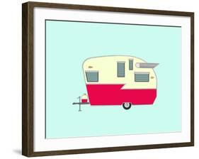 Shasta Airflyte-Annie Bailey Art-Framed Art Print