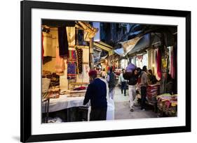 Shastri Textiles Market at Night, Amritsar, Punjab, India-Ben Pipe-Framed Photographic Print