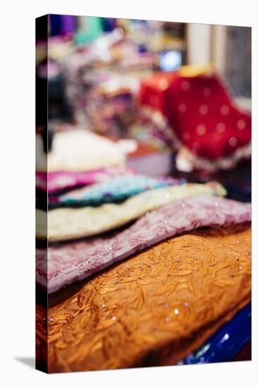 Shastri Textiles Market at Night, Amritsar, Punjab, India-Ben Pipe-Stretched Canvas