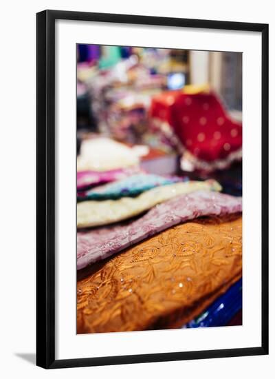 Shastri Textiles Market at Night, Amritsar, Punjab, India-Ben Pipe-Framed Photographic Print