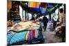 Shastri Textiles Market at Night, Amritsar, Punjab, India-Ben Pipe-Mounted Photographic Print