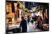 Shastri Textiles Market at Night, Amritsar, Punjab, India-Ben Pipe-Mounted Photographic Print