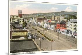 Shattuck Avenue, Berkeley, California-null-Mounted Premium Giclee Print